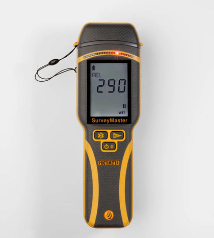 Thorair PROTIMETER SurveyMaster moisture meter with digital display and yellow black casing